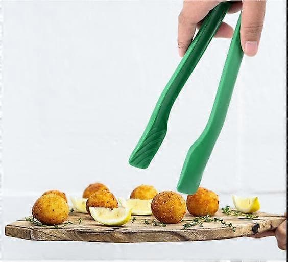 3 stk./sæt Brødtang Kagetang, Toast Tang Desserttang (Grøn)
