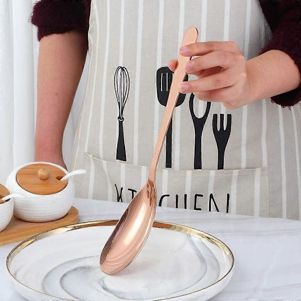 Salladsbestick i rostfritt stål för kök, diskmaskinssäkra, 30 cm