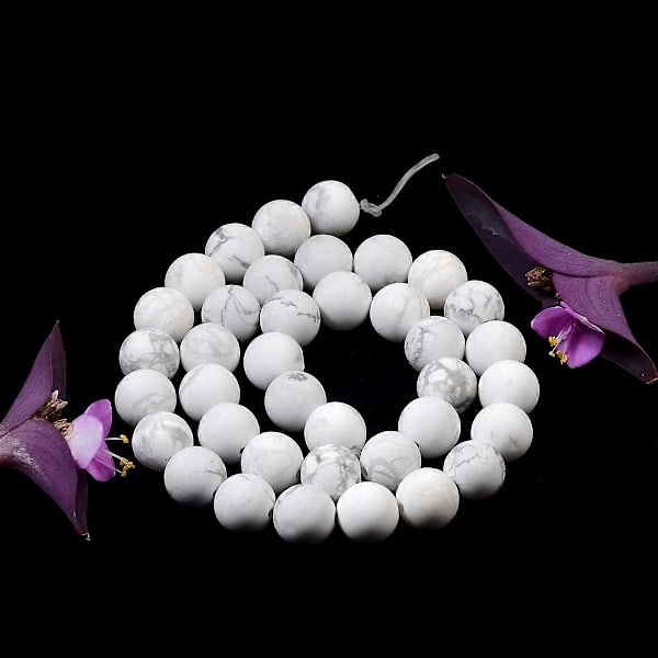 Naturlige Matte Ædelsten Runde Spacer Perler til Smykkefremstilling 8mm