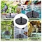 Solarpumpe, solardrevet springvand, 1,5 watt vandfunktion, damppumpe, springvand