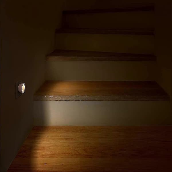 LED 4-rums LED nattlampa med skymningssensor, mycket bra för barn, barnrum, badrum, hall, trappa, korridor