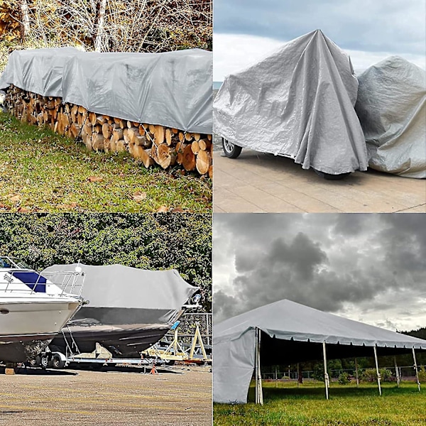 (2m*4m) Presenning Kraftig (2x4m 160g/m) Vattentät Presenningsduk