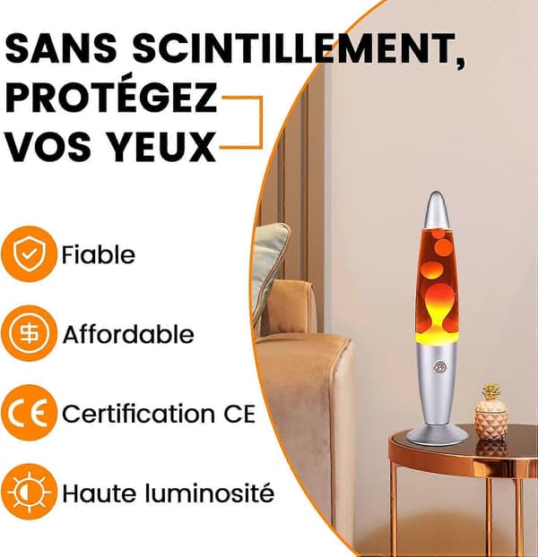25W E14 Lavalampelys R39 Reflektorlys Glødelampe 25W E14 R39 Lavalampelys (4 stk.) [Energiklasse A++]