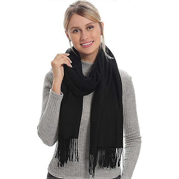 Myk Kasjmir Ullblanding Skjerf Sjal Pashmina Akryl og Sjal for Kvinner
