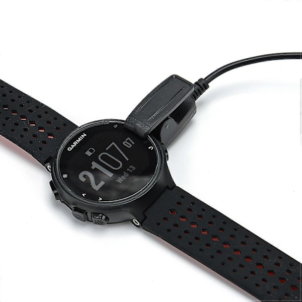 Erstatningslader Kompatibel med Garmin Lily/Forerunner 30/35/230/235/630/645 Music/735XT/Approach G10/S20/Vivomove HR, USB Data Sync Ladedokk