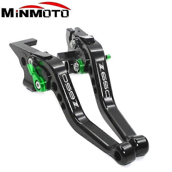 (Musta B) Kawasaki Z650 Z 650 2017 2018 2019 2020 2021 Lisävarusteet Moottoripyörän Lyhyet Jarru- ja Kytkinkahvat Kahva Yalo