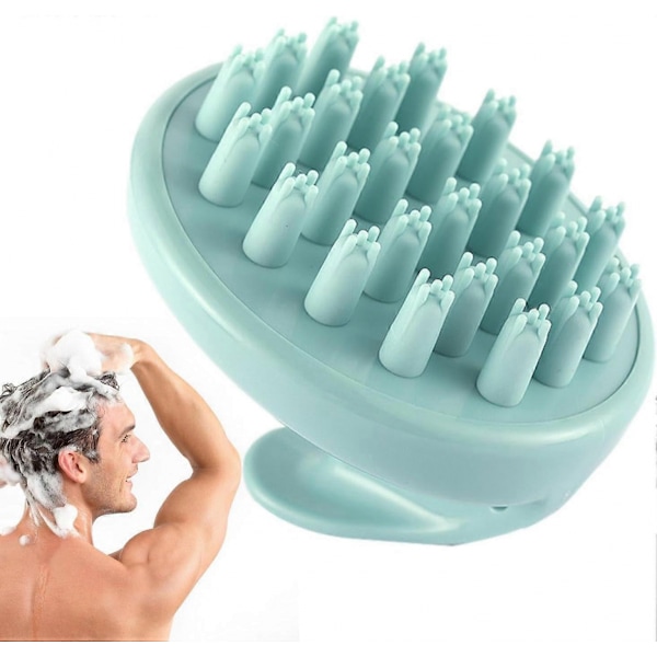 Hårhovedbundsmassager Hårvask Hovedbundsmassage med bløde silikonebørster