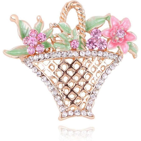 Blommig Resin Corsage Brosch - Dekorativ Nål för Klänningar/Jackor