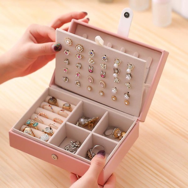 Liten Rese-Box Organizer, portabelt Rese-Etui Fo