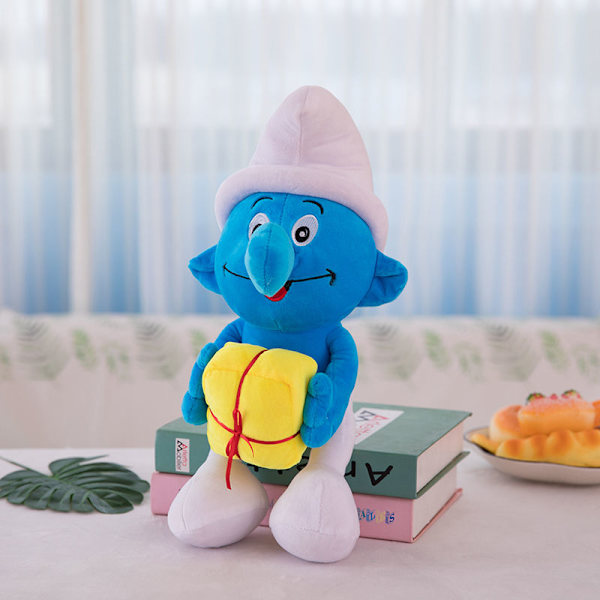 Smurfs Plyschleksaksdocka Barndocka D 45CM