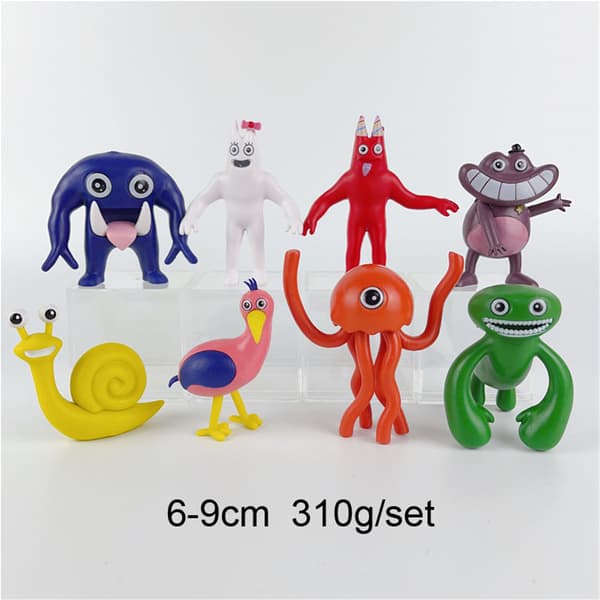 8 kpl Mini Doll Collections Toimintahahmoleikkisetin koristelu