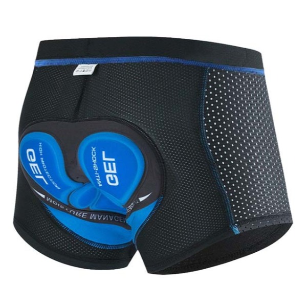 Cykelunderkläder 3D vadderade cykelshorts för män black M