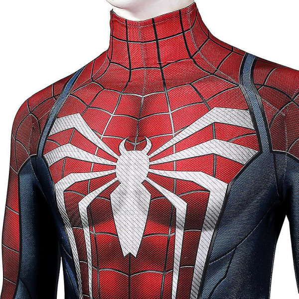 Menn Gutt Spider Man Cosplay Kostyme Fest Jumpsuit Ps5 Spider-man 2 Fin kjole XS