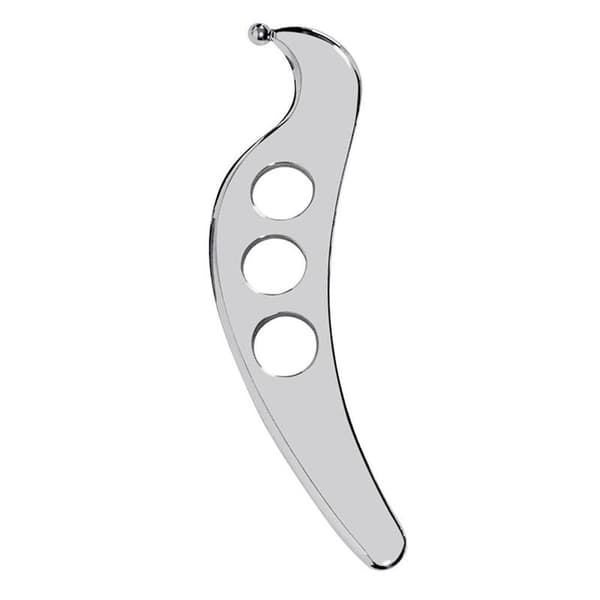 Gua Sha Tool Steel Manuell Skrapande Massager Hudvårdssläpp