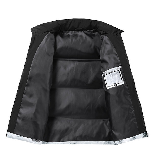 Vinterkappor för män Varm modejacka dark grey XL