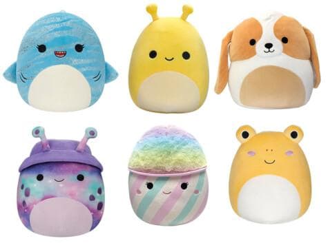 Squishmallows Lamar blåhvalhaien, 30 cm