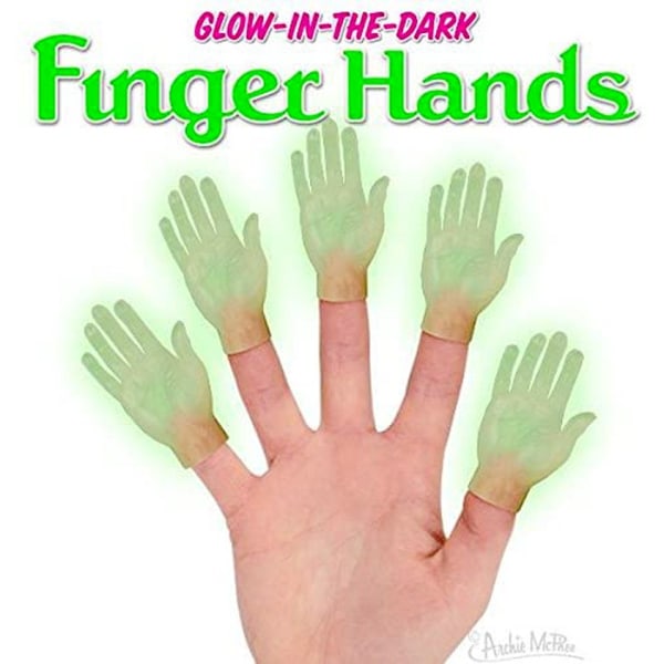 Vänster och höger Five Finger Open Palm Finger Puppet Small Hand