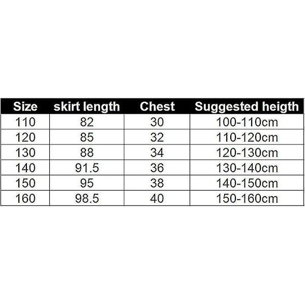 Onsdag Addams Set Festdräkter för vuxna barn Only dresses 140cm