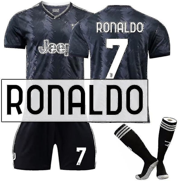 2022-2023 Nya Juventus Fotbollströja Kits Vuxen fotbollströja T-shirt shorts kostym RONALDO 7 M
