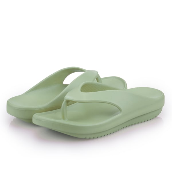 Tjocka flip-flops tofflor från Eva Platform Grön 275