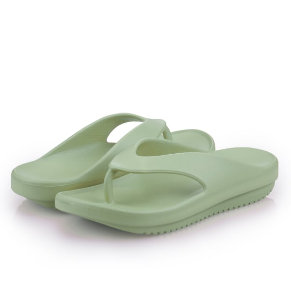 Tykke flip-flops hjemmesko fra Eva Platform Grön 275