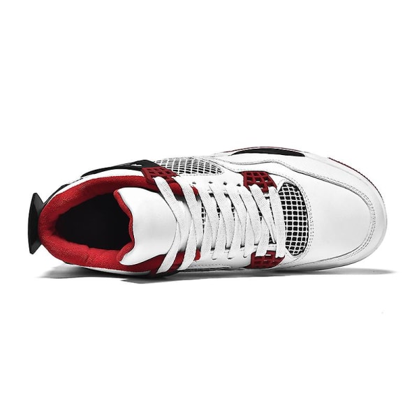 KIDENG Men Basketball Shoes Fashion Non-Slip Sneakers Breathable Sport Shoes YJAj4 Red 46