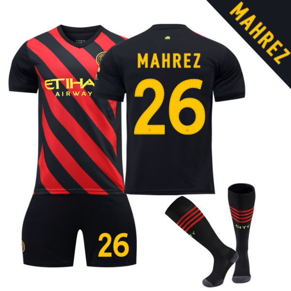 22 Champions League Manchester NR. 26 Mahrez skjortesett 22(130135cm)