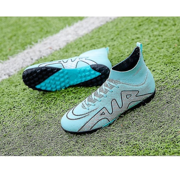 Fotbollsskor för män Vuxna barn Yttersula Halkfria unisex sneakers Blue2 37