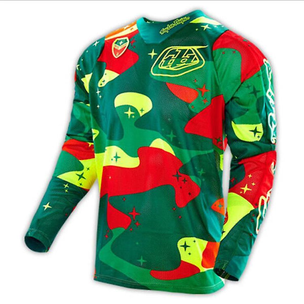 Herre Ktm Mountain Downhill Jersey Herre Outdoor Cykeltøj Langærmet motorcykeltrøje Black L