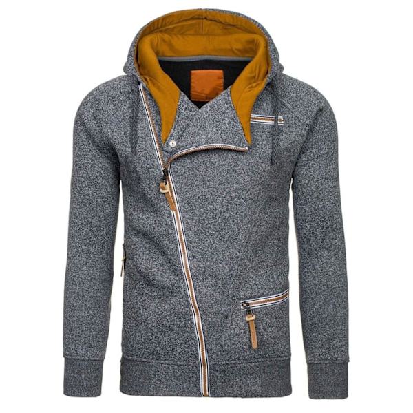 Miesten huppari urheilullinen villapaita vapaa-ajan takki villapaita joululahja Light Grey XL