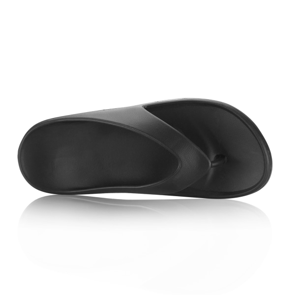 Tjocka flip-flops tofflor från Eva Platform Svart 265
