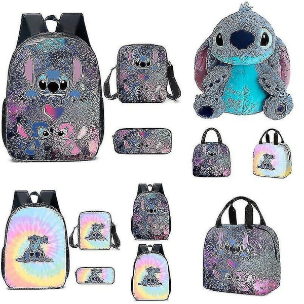 Lilo Stitch Stitch Reppu Koululaukku Kolmiosainen setti A D