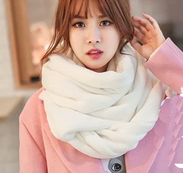 Warm Winter Infinity Scarves Set för kvinnor