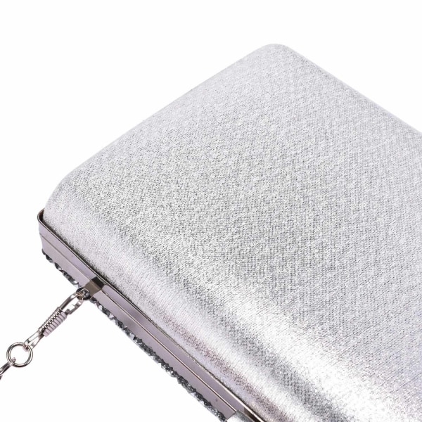 Glittrig Kuvertväska - silver