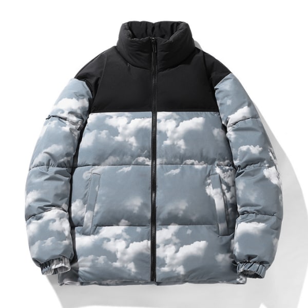 Vinterfrakker til mænd Varm modejakke dark grey L