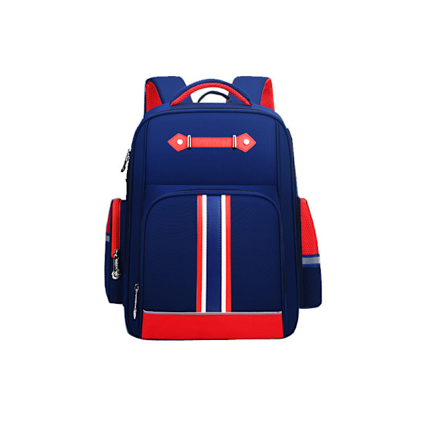 Student Barn Småbørn Småbørn Skoletaske Let og holdbar Stor kapacitet Klasse 1-3-6 Navy blue small