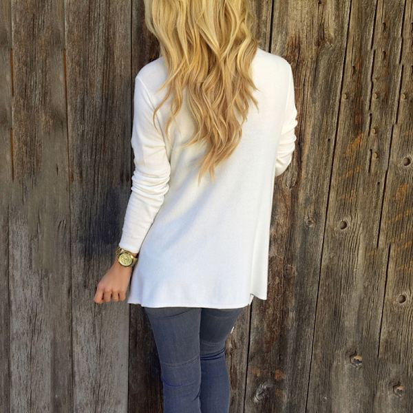 Dam tripes Poncho Fall Tofsar lash jal Hem Fringe weater White S