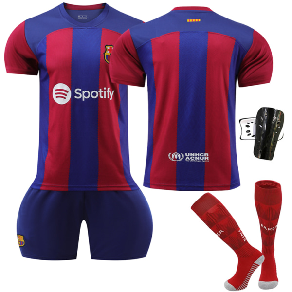 23-24 Barcelona hjemmefotballdrakter uten talltreningssett Adults XL(180-190)