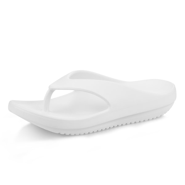 Tykke flip-flops hjemmesko fra Eva Platform Vit 280