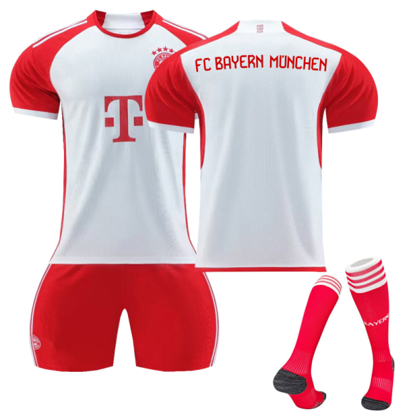 23- Bayern München hjemmefodboldtrøje til børn nr. 9 Kane 24