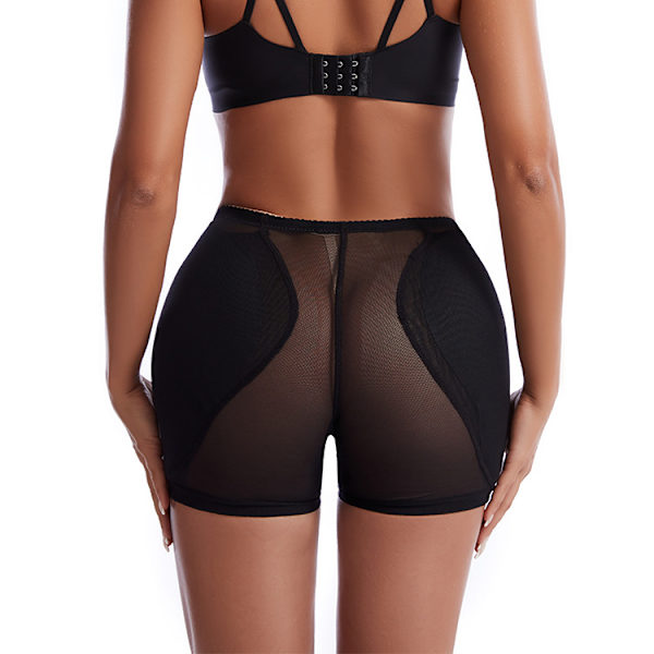 Vadderade spetstrosor Seamless Butt Lifter For Womens XL Svart