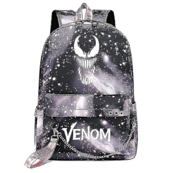 USB -reppu teini-ikäisille opiskelijoille Venom printed nauhalla (2-125) Starry Sky-2