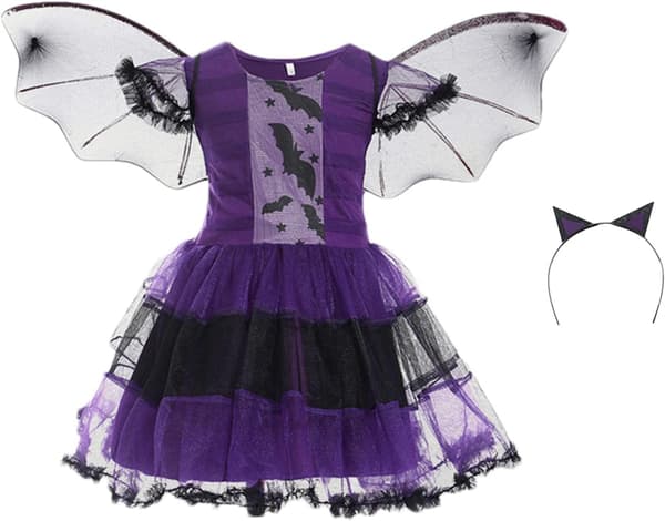 Fancy Witch Halloween Dress Up Set för barn