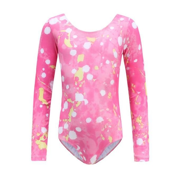 Tjejer Leotards One-Piece Färgglada Danskläder pink 120cm