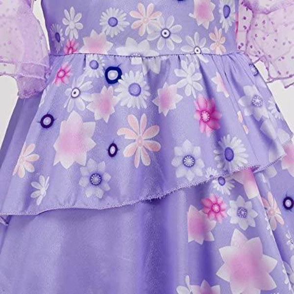 Encanto Isabela Madrigal Klänning Maskeraddräkt purple 140