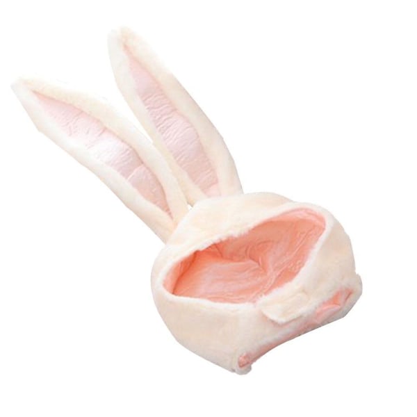 Bunny Long Ears Cap-cosplay huvudbonader - Beige