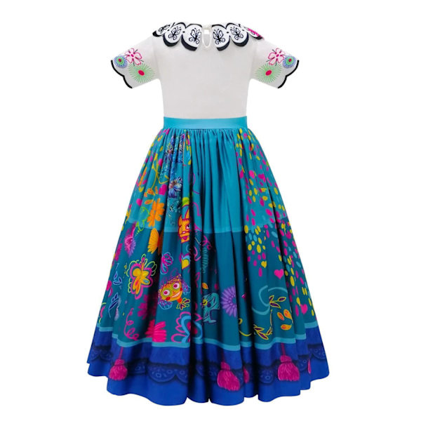 Färgglad Encanto Mirabel Maskeraddräkt multicolor 152