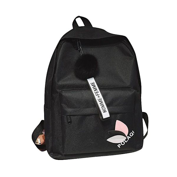 Printed Leaves Reppu Reppu MUSTA black