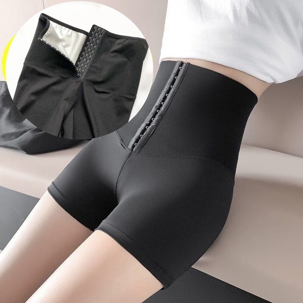 Kvinnor Hot Sweat Body Shaper Slimming Byxor Viktminskning eggings Three point pants L