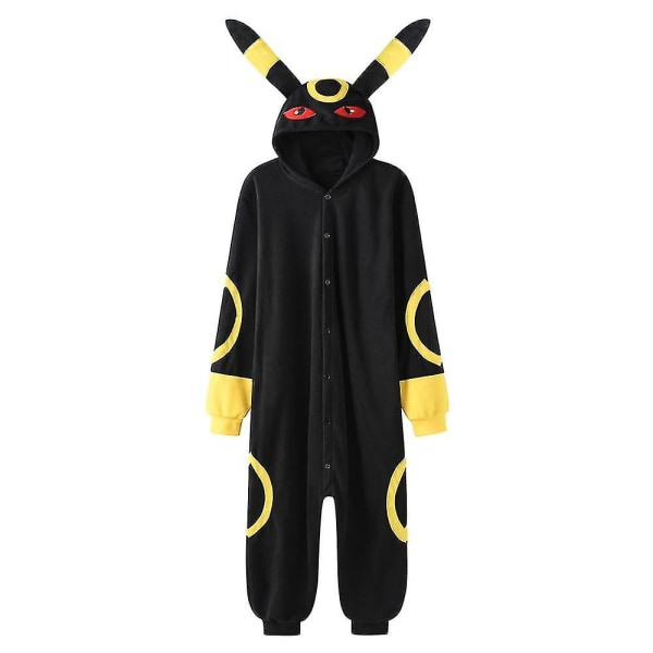 Cartoon Pyjamas Unisex Party Jumpsuit Vinter Søt Hjem Wear Yellow M